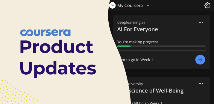 白天或晚上学习:黑暗模式现在可以在Coursera的iOS应用程序